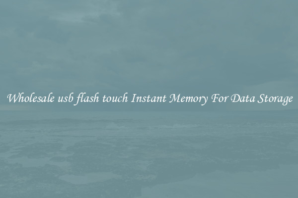 Wholesale usb flash touch Instant Memory For Data Storage