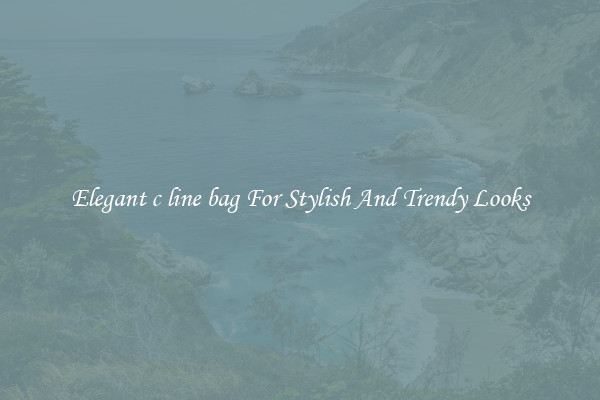 Elegant c line bag For Stylish And Trendy Looks