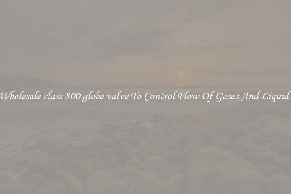 Wholesale class 800 globe valve To Control Flow Of Gases And Liquids