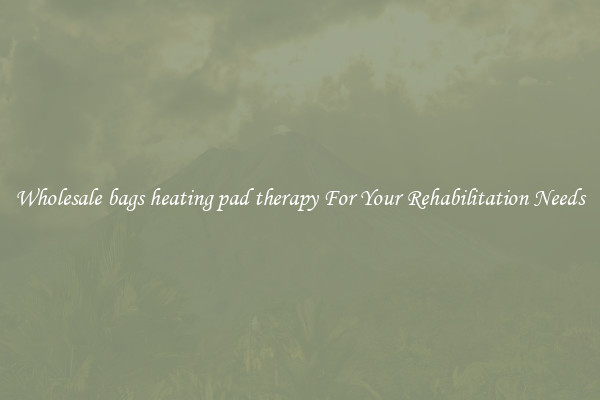 Wholesale bags heating pad therapy For Your Rehabilitation Needs